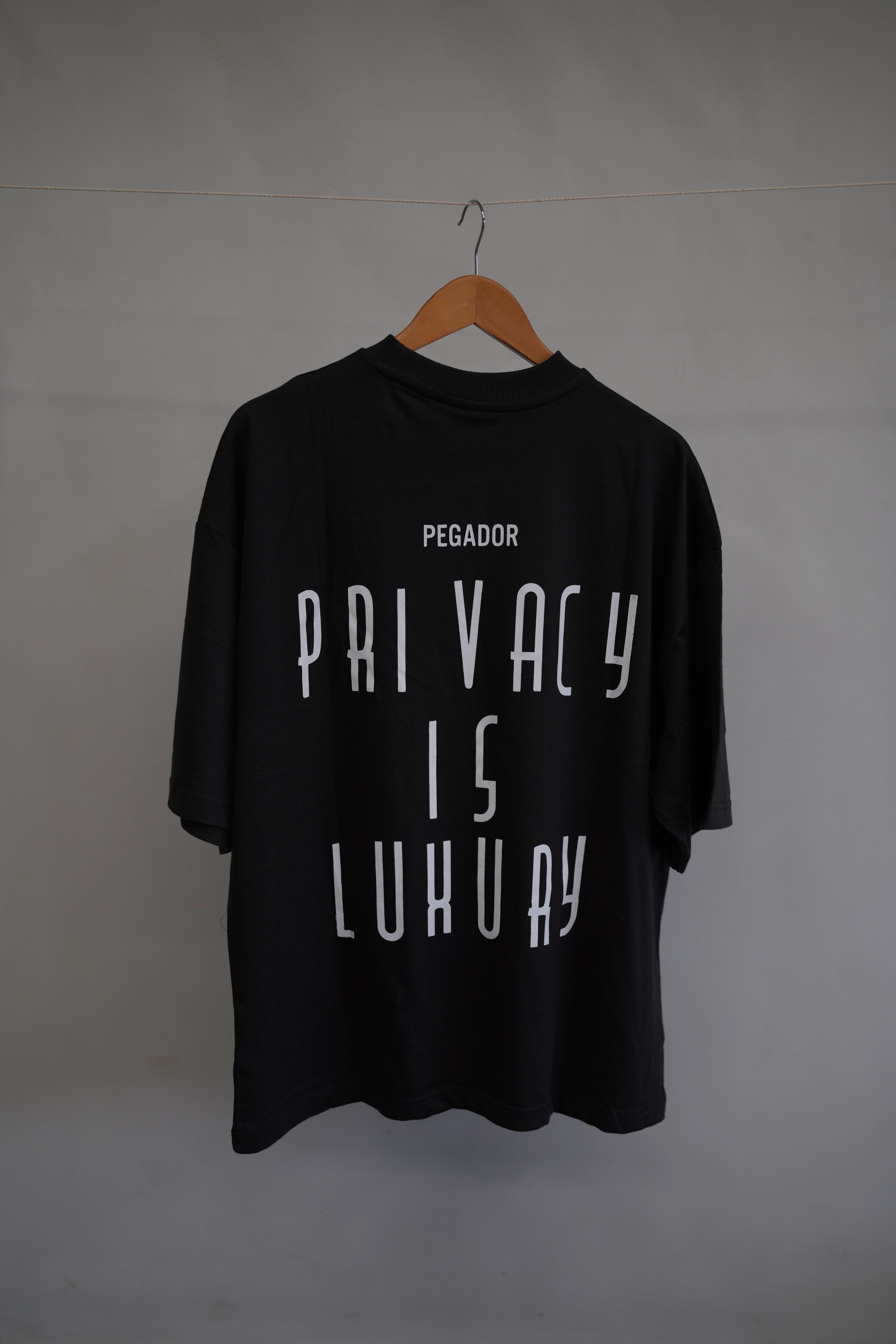 Pegador Men's Oversized Black T-shirt
