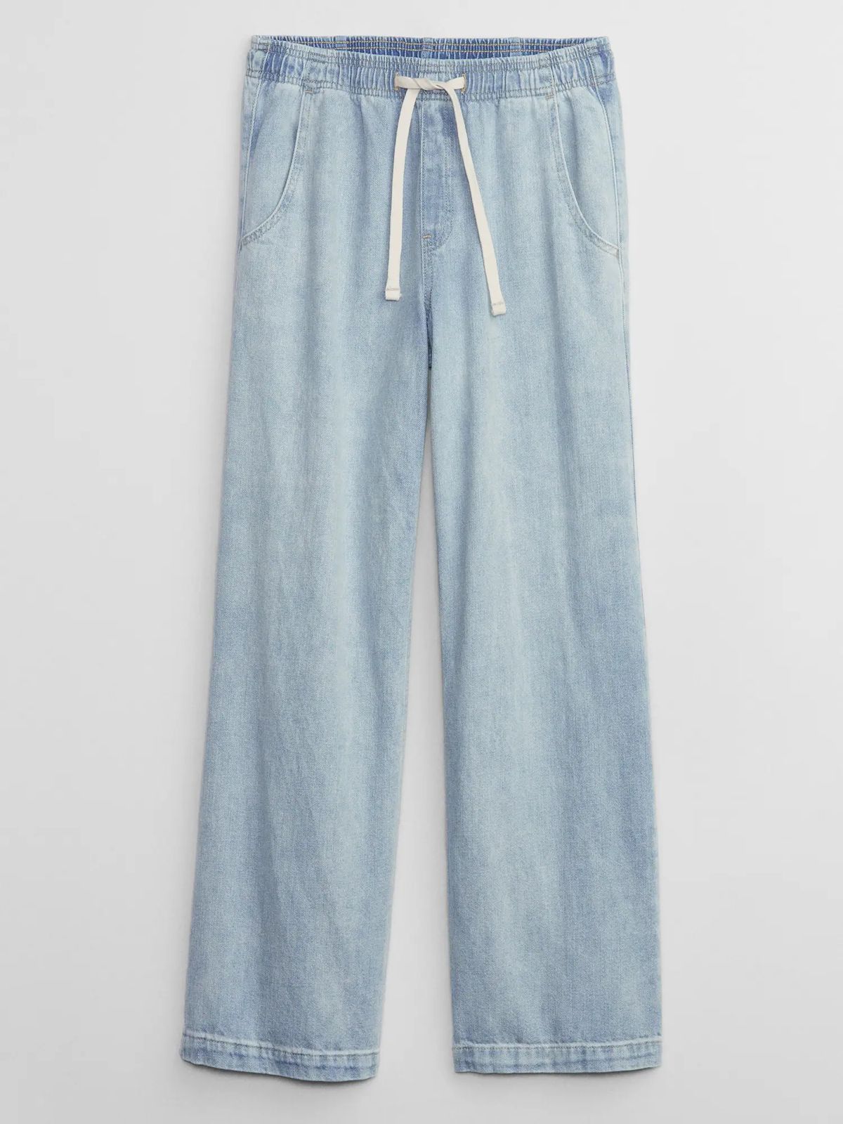 GAP Women Wide Leg Light Blue Denim